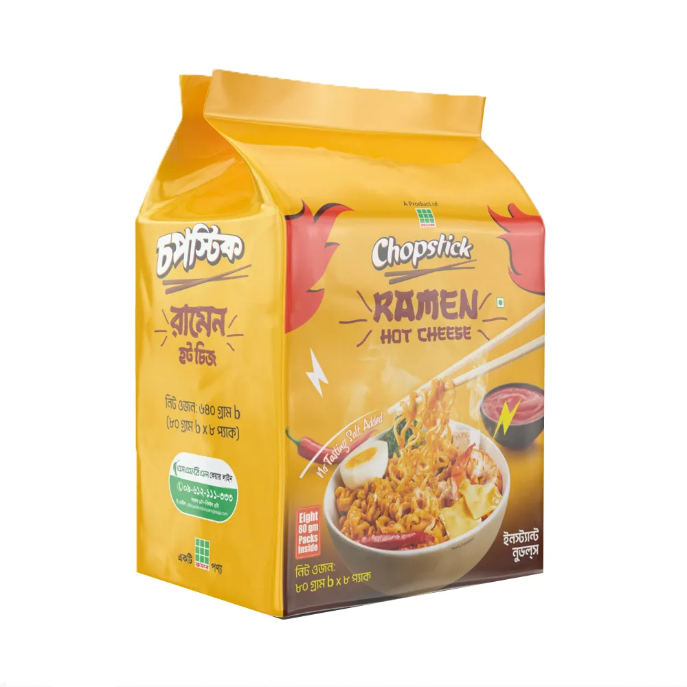 Chopstick Ramen Hot Cheese Instant Noodles 8 pack