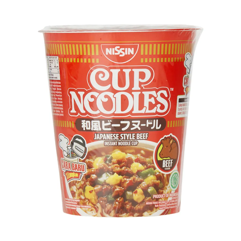 Nissin Cup Noodles Japanese Style Beef