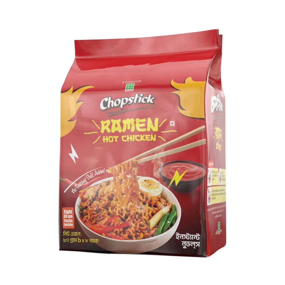 Chopstick Ramen Hot Chicken Instant Noodles 8 pack