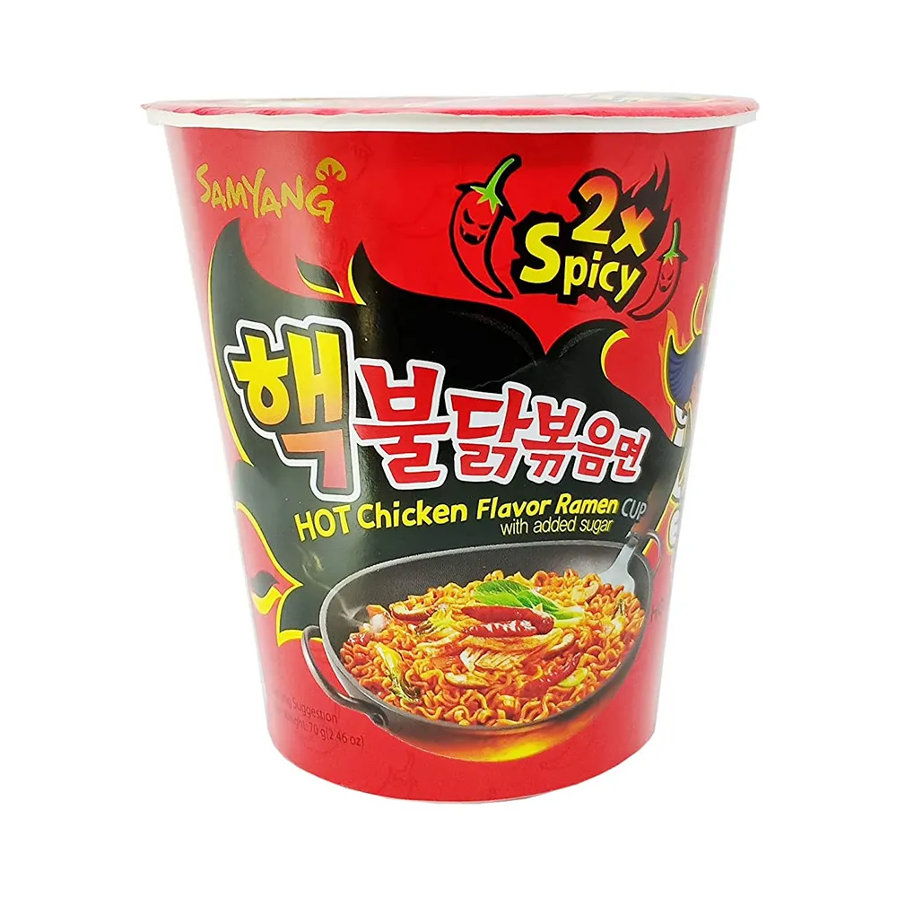 Samyang Hot Chicken Ramen 2X Spicy Cup Noodles