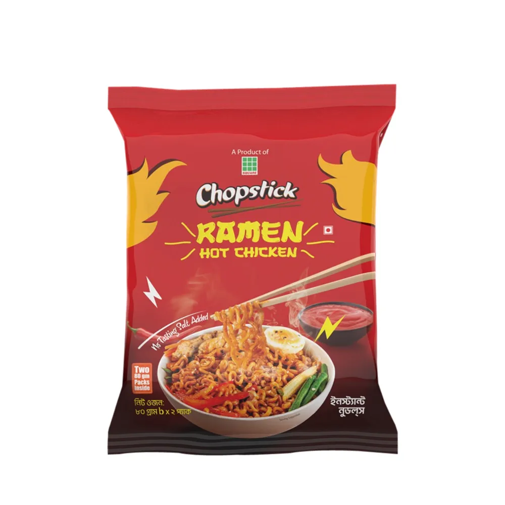 Chopstick Ramen Hot Chicken Instant Noodles 2 pack